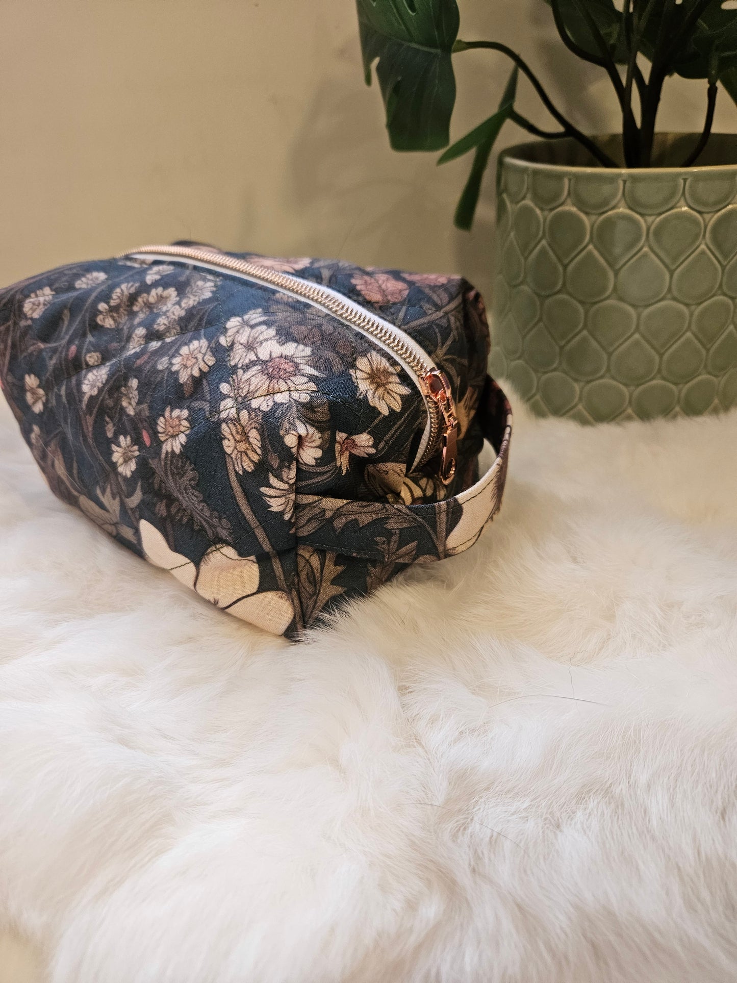 Emma Quilted Toiletry Bag