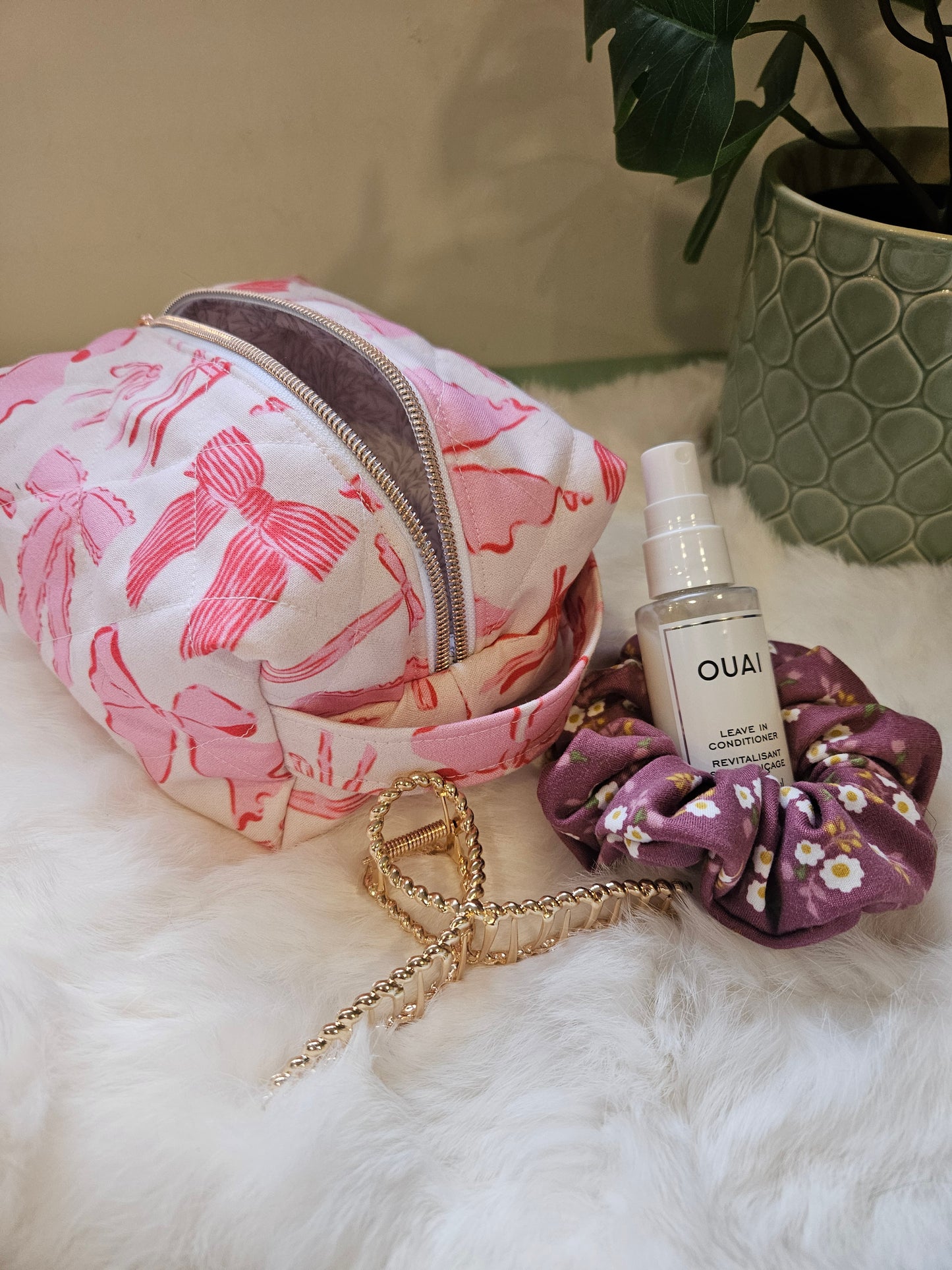 Ava Quilted Toiletry Bag