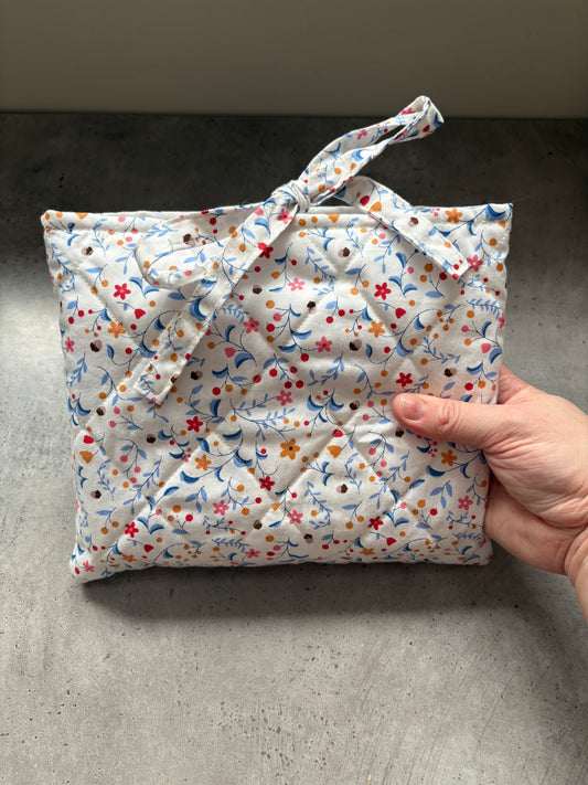 Small floral book sleeve