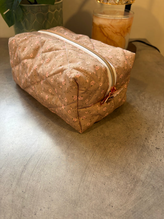 Prairie Quilted Makeup pouch