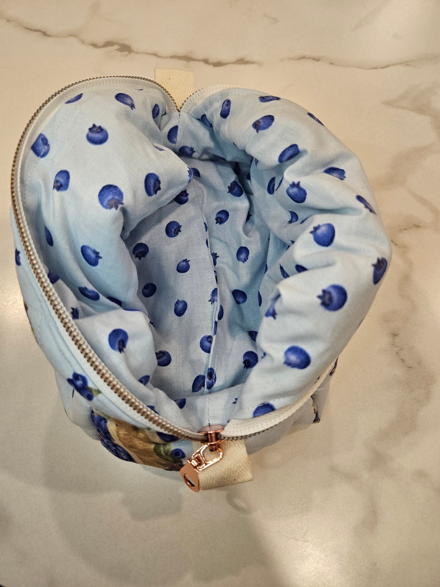 Blueberry Fields Makeup Pouch