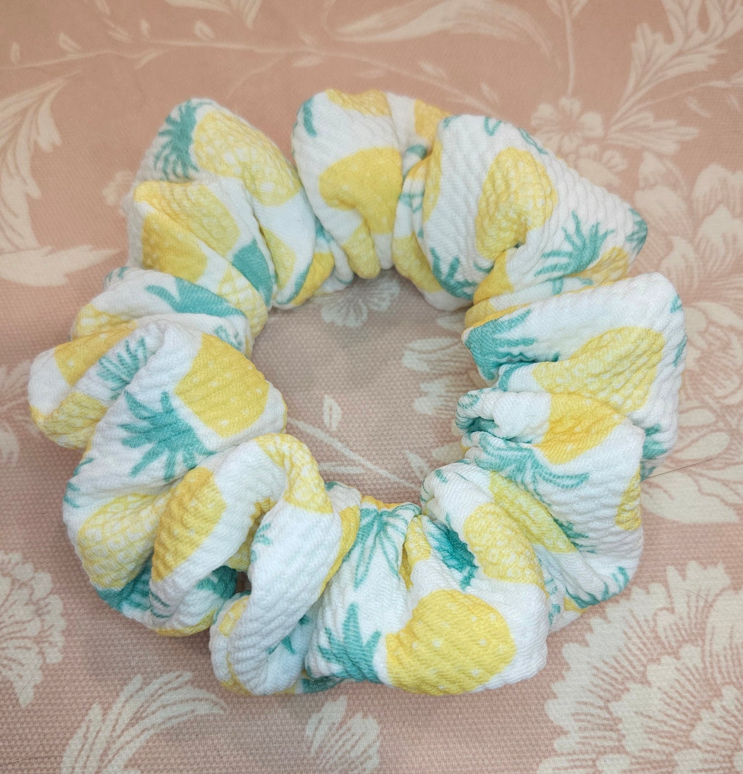 Pineapple Express Mini Scrunchie